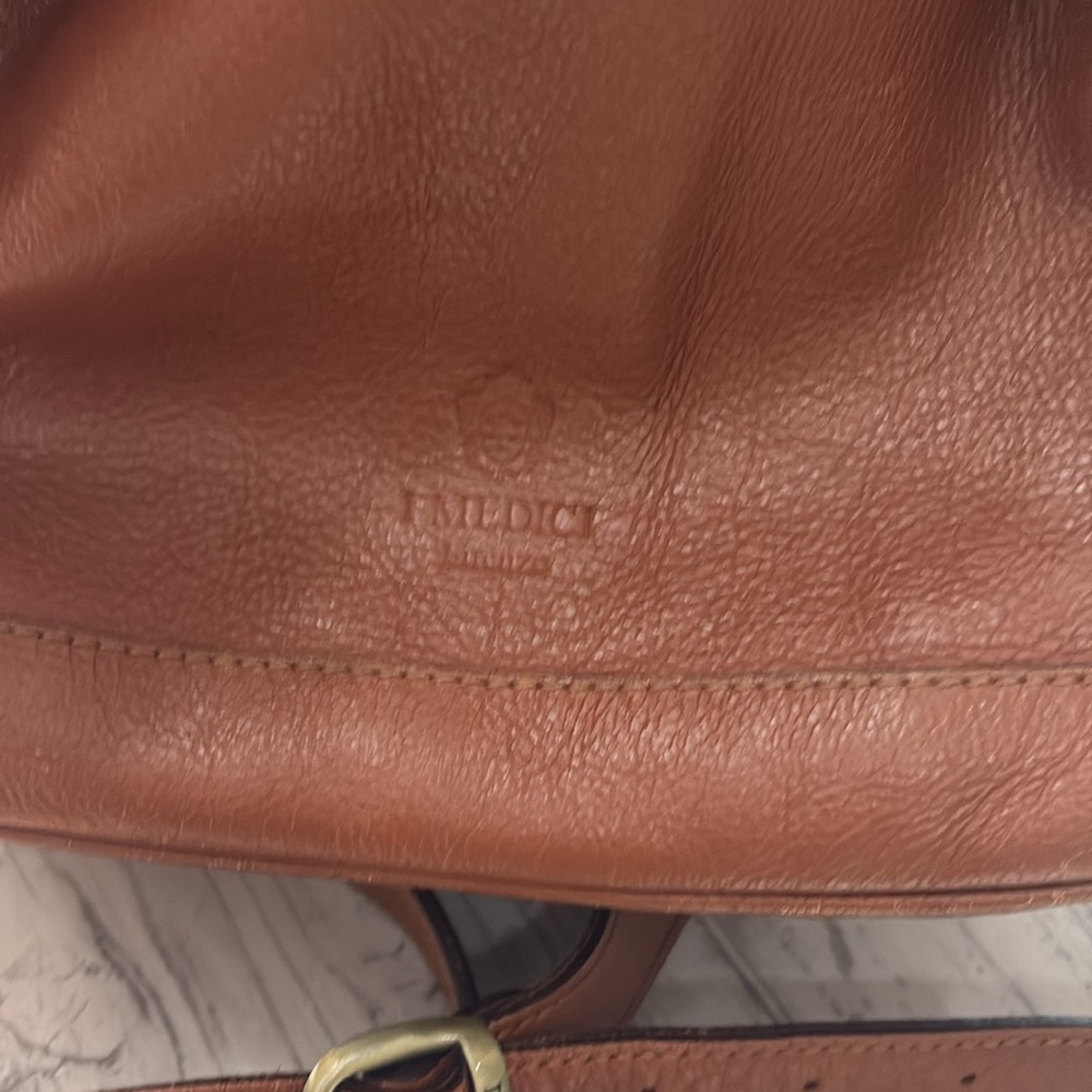 I MEDICI leather bucket bag italian - Picture 4 of 14